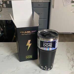 Everyday Dose Black Tumbler